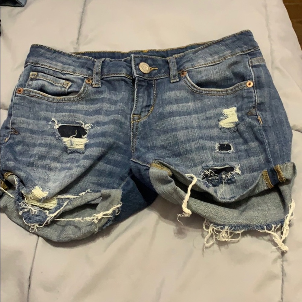 Aeropostale midi jean shorts size 0